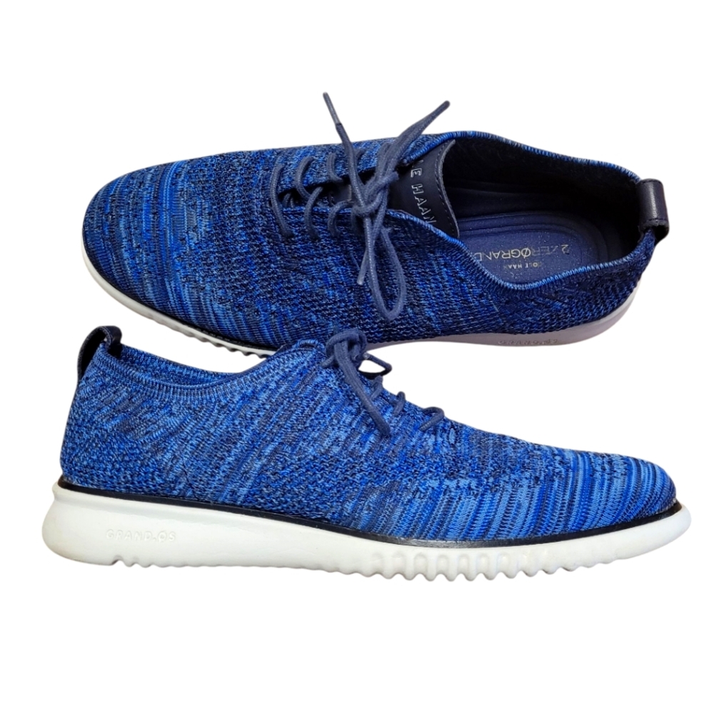 Cole Haan 2 Zerogrand Mens Knit Stitchlite Wingtip Lace up Oxfords Size 9.5